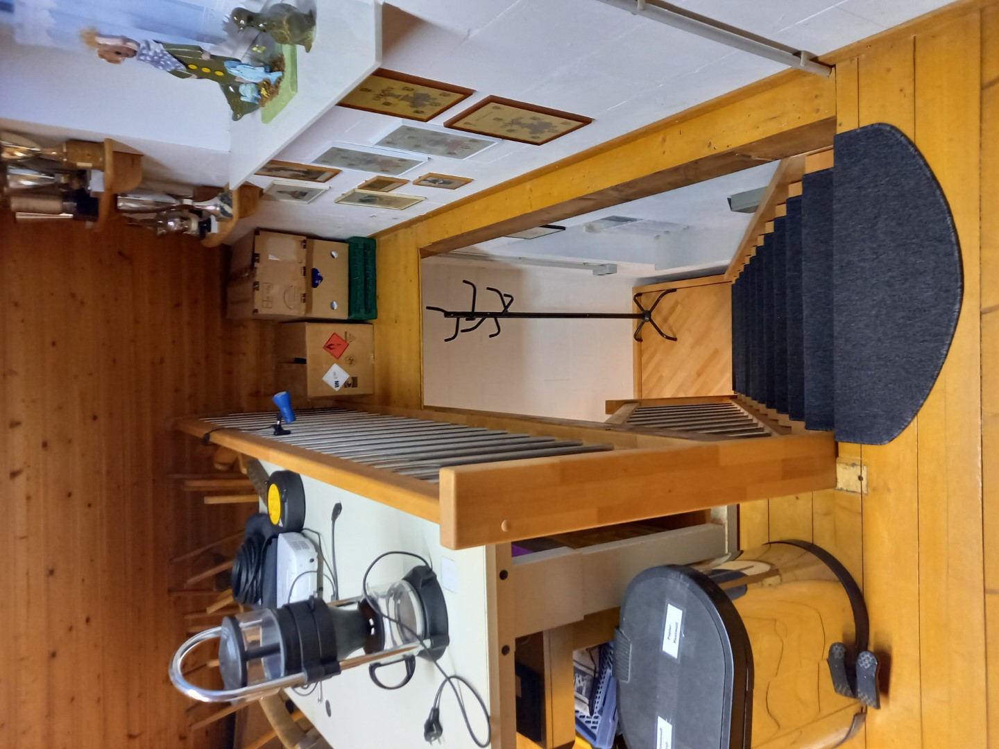 Neue Treppe in der Vereins-Jugend-Werkstatt