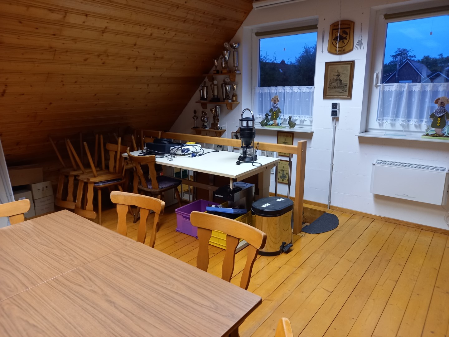 Neue Treppe in der Vereins-Jugend-Werkstatt